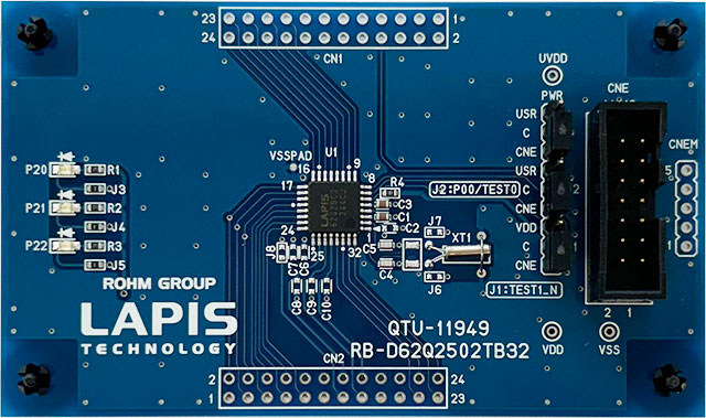 ROHM Reference Board Evaluation Board for MCU for ML62Q2502 Reference Board:RB-D62Q2502TB32