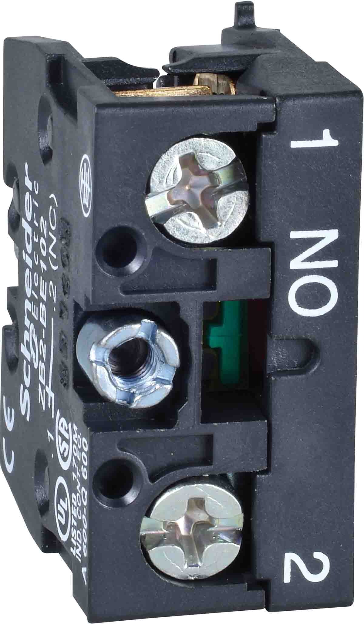 Schneider Electric ZB2B Series Contact Block, 600V, 1 NO