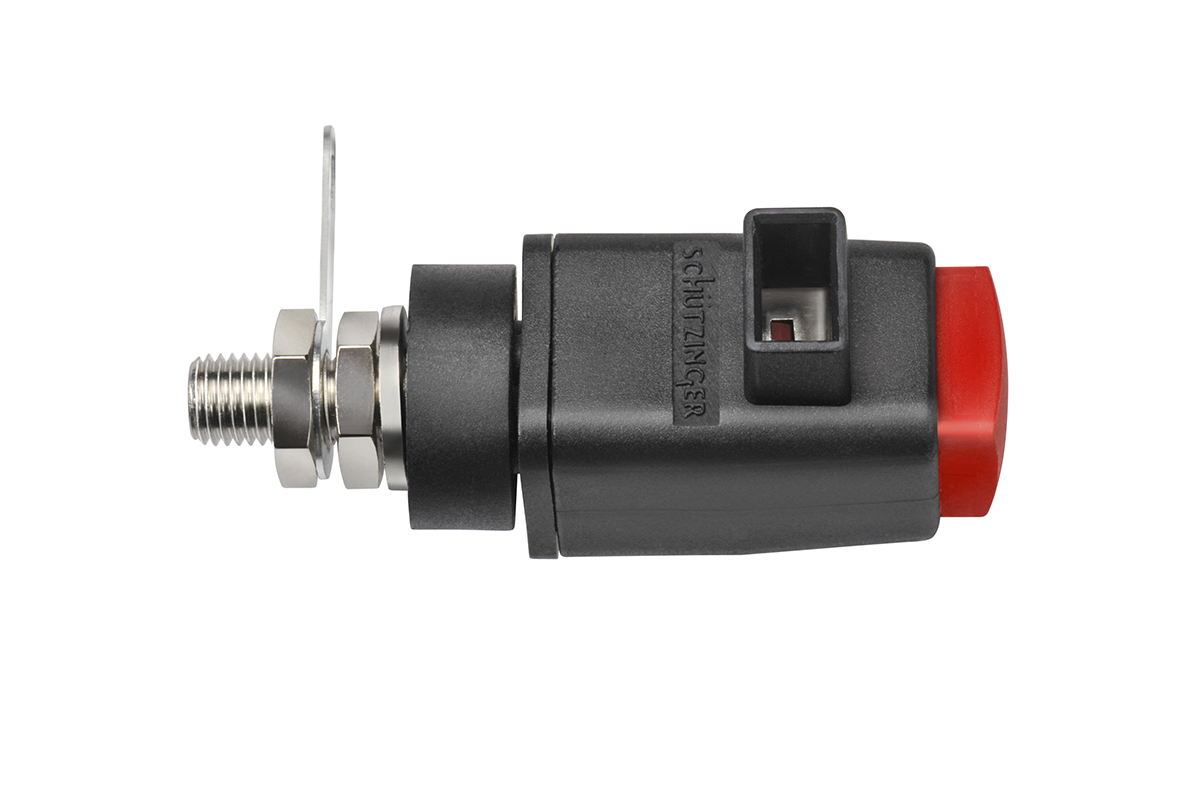 Schutzinger Red Terminal Post, 300V, 16A