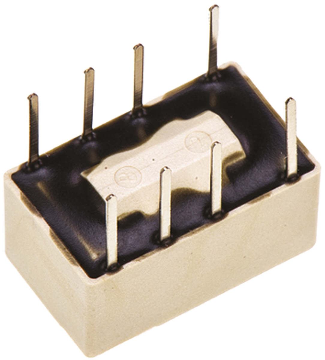 TE Connectivity PCB Mount Signal Relay, 4.5V dc Coil, 2A Switching Current, DPDT