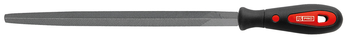 RS PRO 250mm, Second Cut, Three Square Engineers File With Soft-Grip Handle