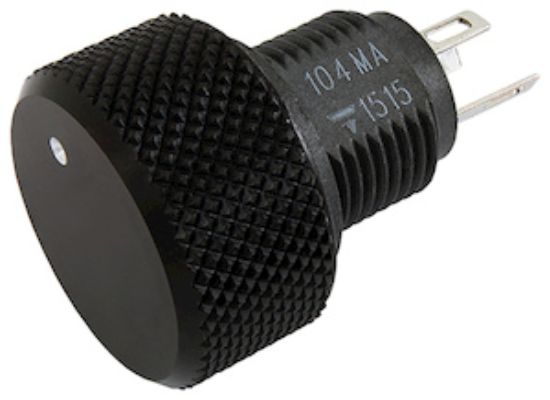 Vishay P16 10kΩ Rotary Potentiometer With Knob 1-Gang Panel Mount, P16NP103KAB15