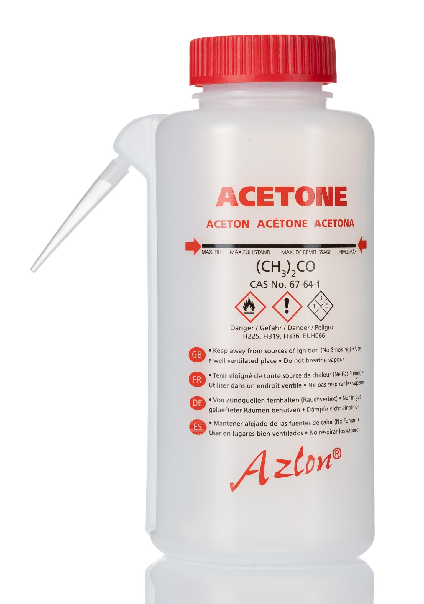 RS PRO 500ml LDPE Wide Neck Wash Bottle