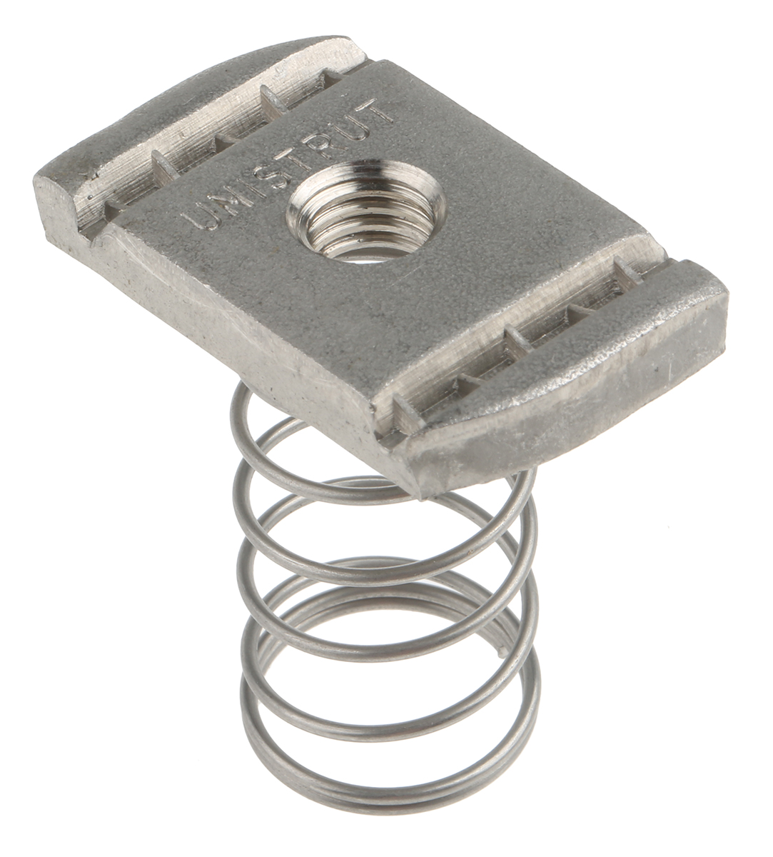 Unistrut Channel Nut, M8, Nut Base Dimensions 41 x 41mm, Stainless Steel, 0.03kg