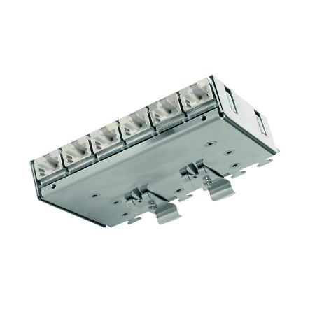 Telegartner Telegartner Data Series Cat6a 6 Port RJ11, RJ12, RJ45 RJ Patch Panel Shielded