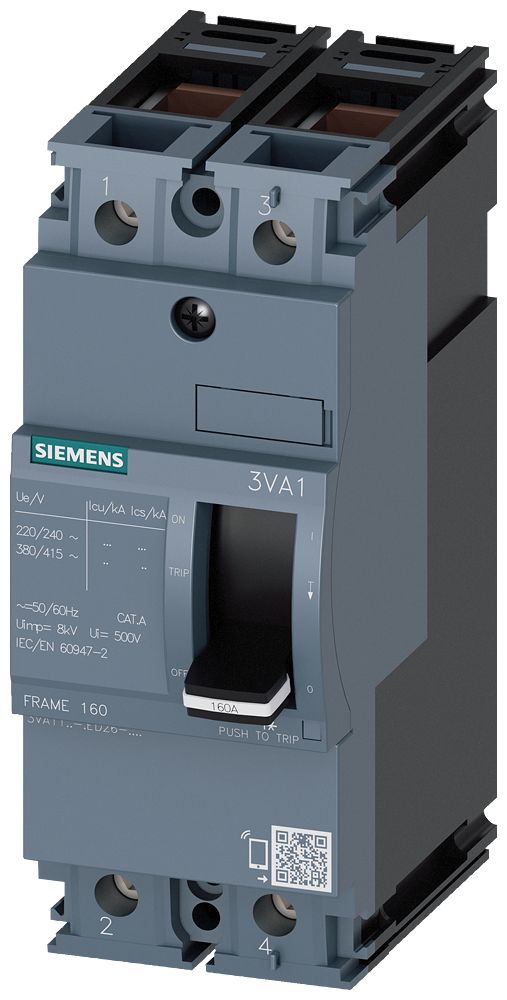Siemens SENTRON 3VA1 MCB, 2P, 32A