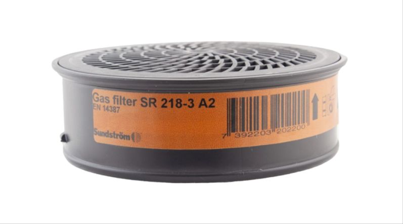 Sundstrom H02 Gas and Vapour Filter for use with Sundstrom Half Masks And Full Face Masks