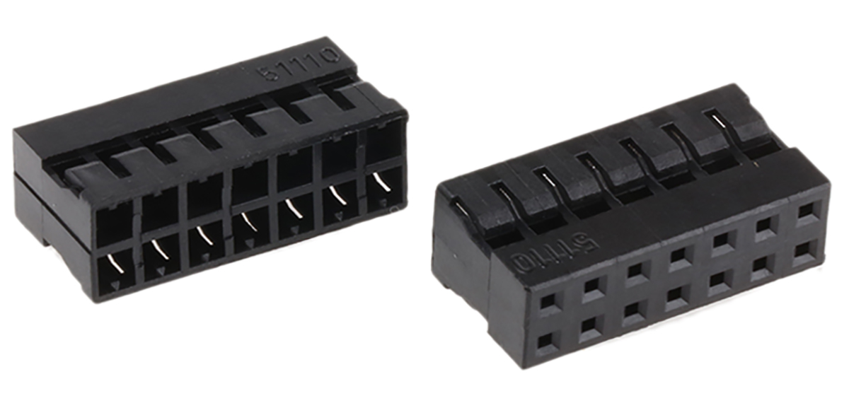 Molex, Milli-Grid Female Connector Housing, 2mm Pitch, 14 Way, 2 Row