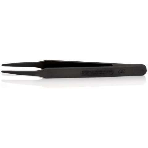 Knipex 115 mm, Plastic, Smooth, ESD Tweezer