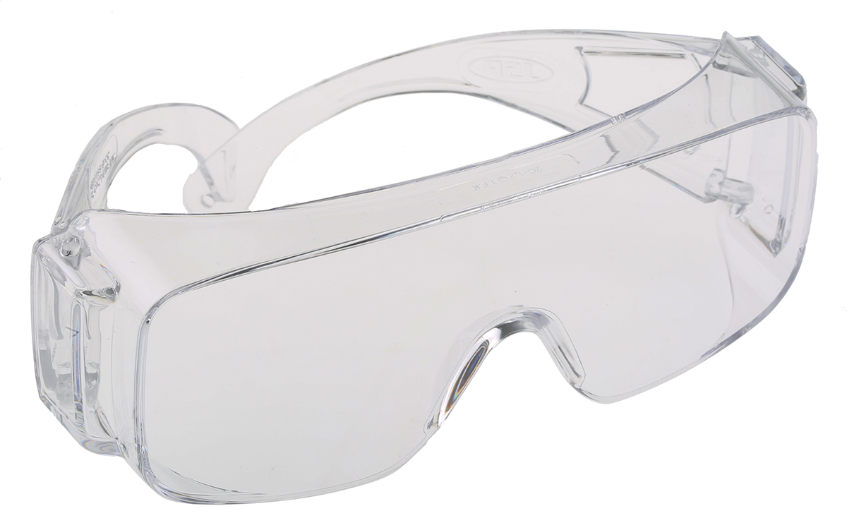 JSP Visitor UV Safety Glasses, Clear PC Lens