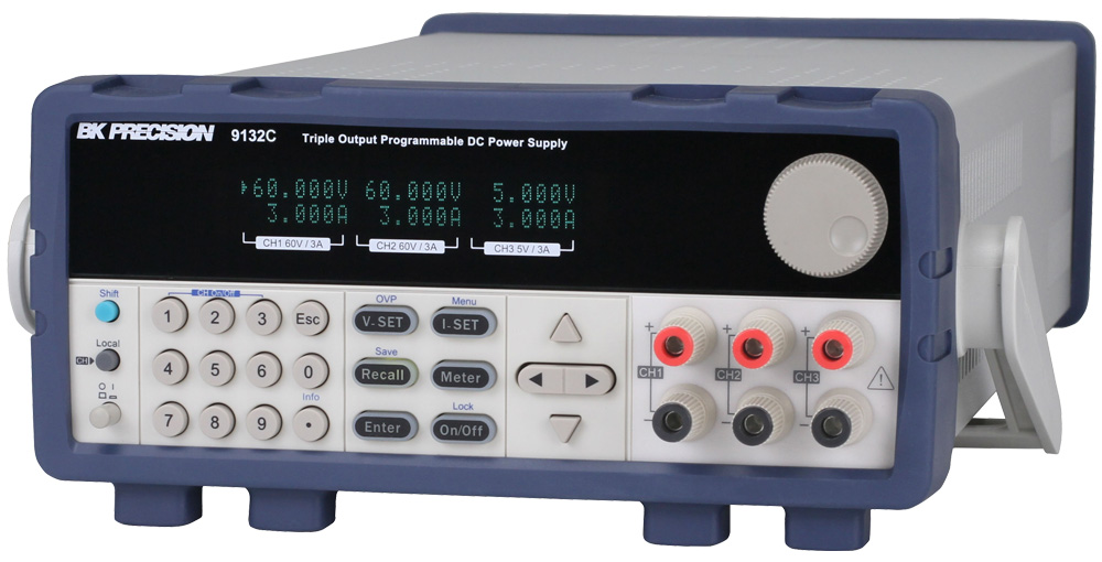 BK Precision 9132C Series Bench Power Supply, 0 → 5V, 0 → 3A, 3-Output, 375W