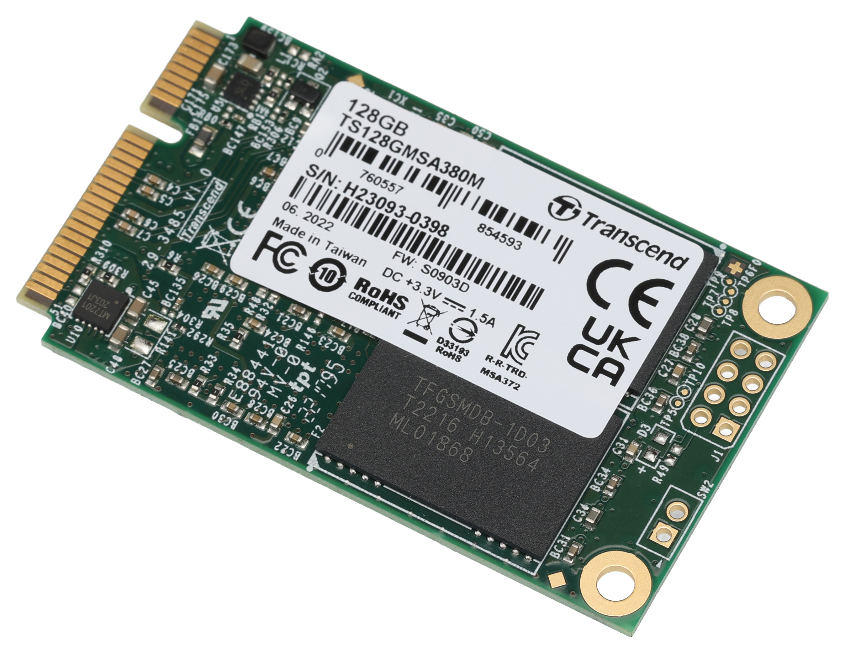 Transcend MSA380M mSATA Internal SSD