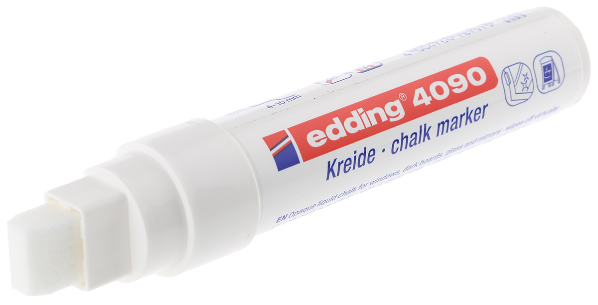 Edding Broad, Extra Broad, Medium Tip White Marker Pen