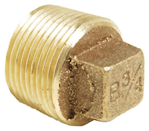 RS PRO Threaded Fitting, Straight Plug, Male BSPT 3/4in