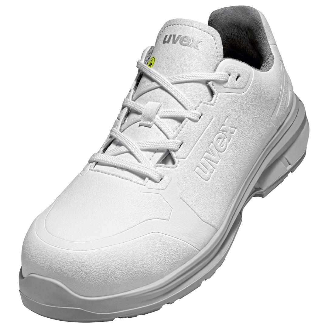 uvex 1 Unisex White Composite Toe Capped Safety Shoes, UK 16, EU 52