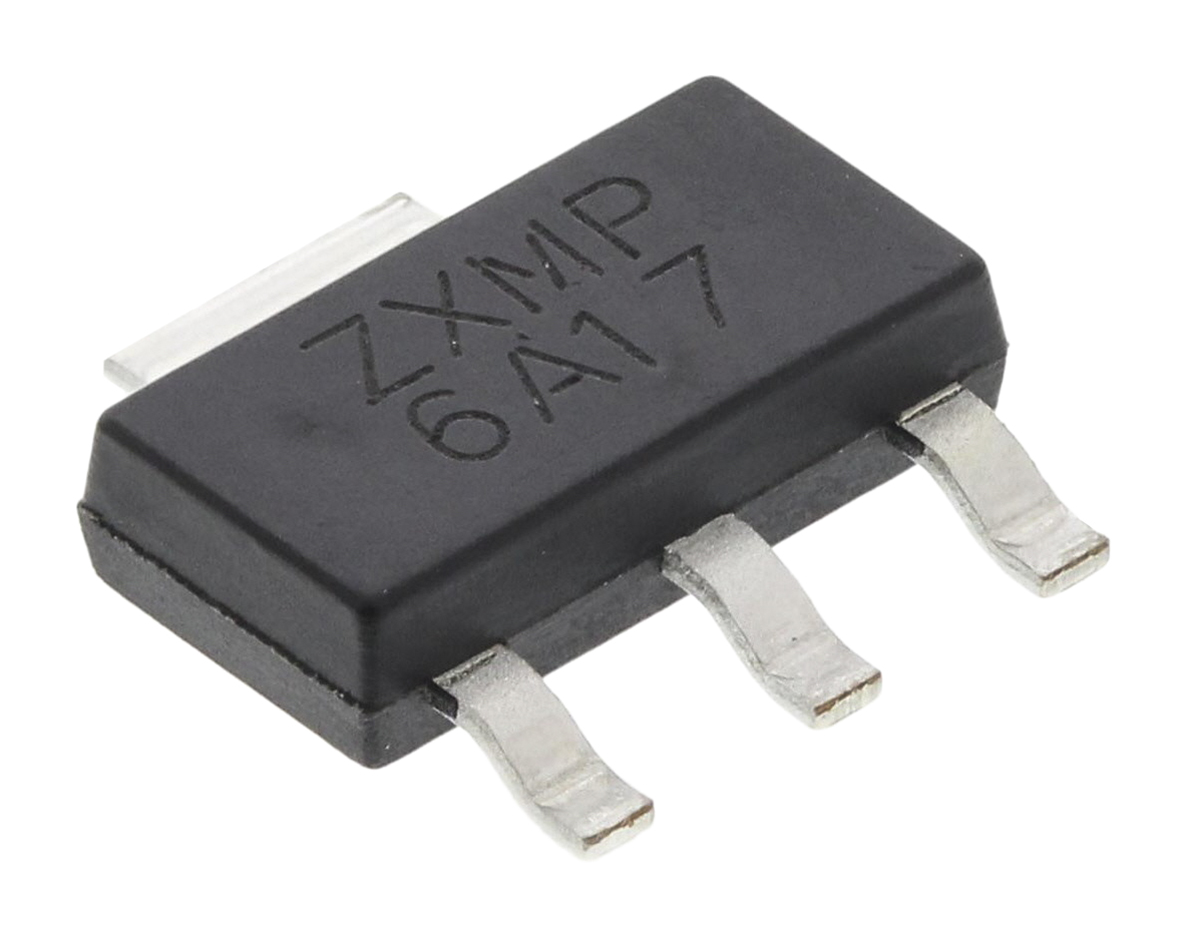 DiodesZetex ZXMP6A17G Type P-Channel MOSFET, 4.3 A, 60 V Enhancement, 4-Pin SOT-223