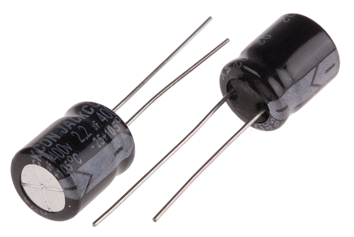 RS PRO 2.2μF Aluminium Electrolytic Capacitor 400V dc, Radial, Through Hole
