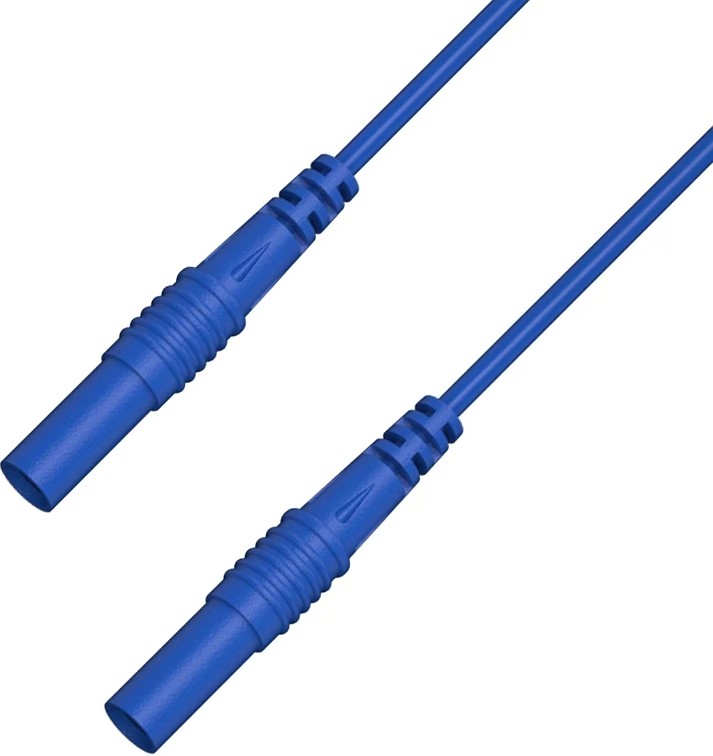 RS PRO Test Leads, 2.5A, 50V, Blue, 50cm Lead Length