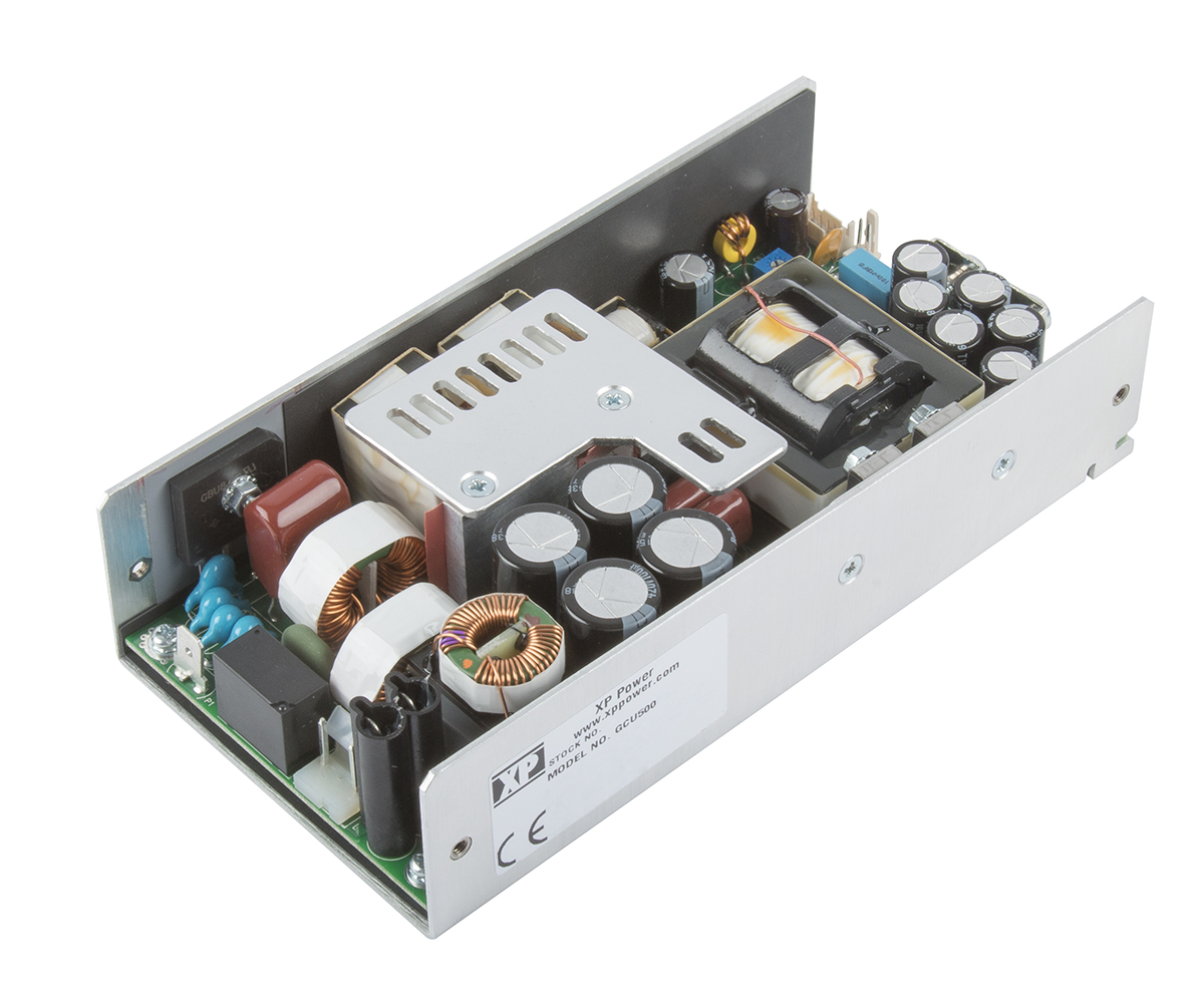 XP Power Switching Power Supply, GCU500PS48, 48V dc, 5.2 A, 10.4 A, 500W, 1 Output, 80 → 264V ac Input Voltage