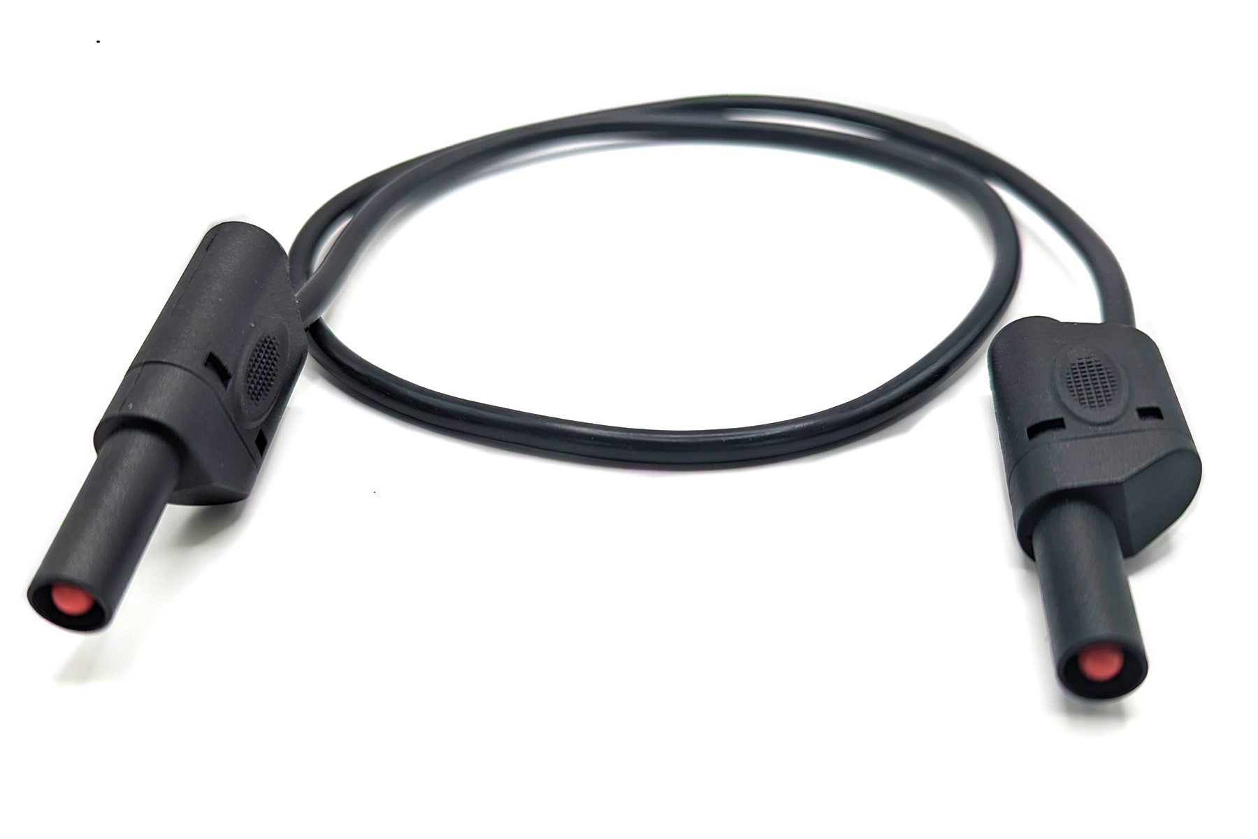 Mueller Electric Test Leads, 32A, 600(CATIII) V, 1000(CATII) V, Black, 1m Lead Length