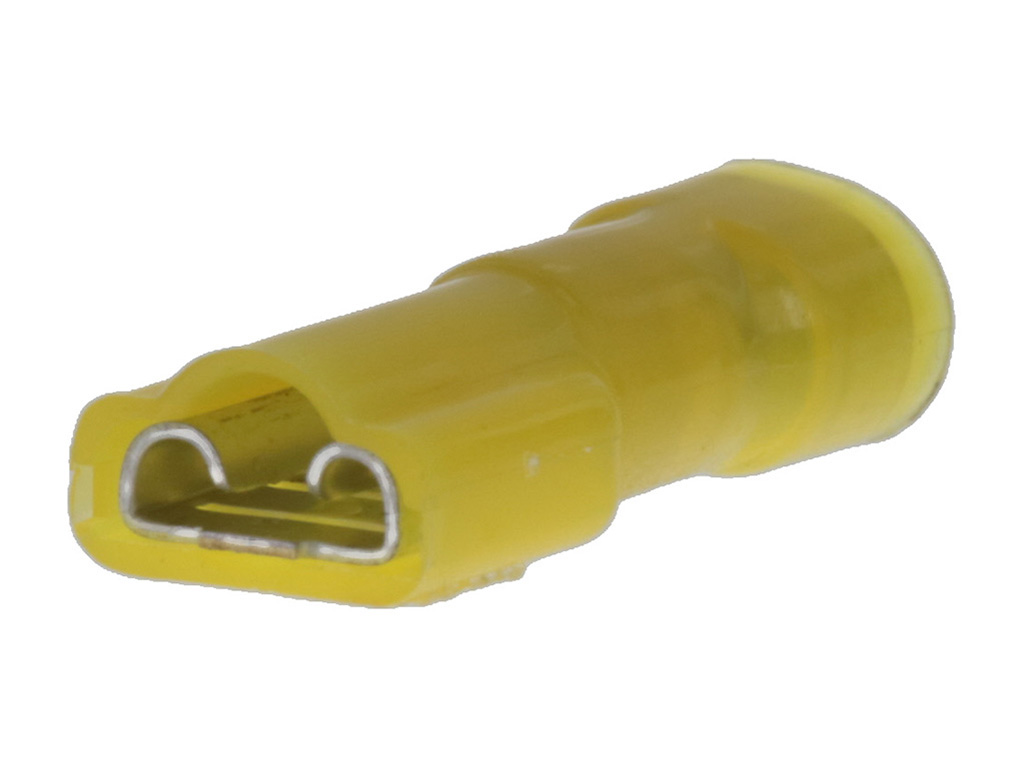 Molex Quick Splice Crimp Quick Disconnect Terminal, Insulated 16+16 AWG, 18+18 AWG, 20+20 AWG, 22+22 AWG