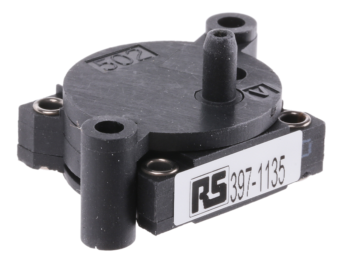 Herga Pressure Sensor, 0.025bar Min, 0.125bar Max, Relay Output, Differential Reading