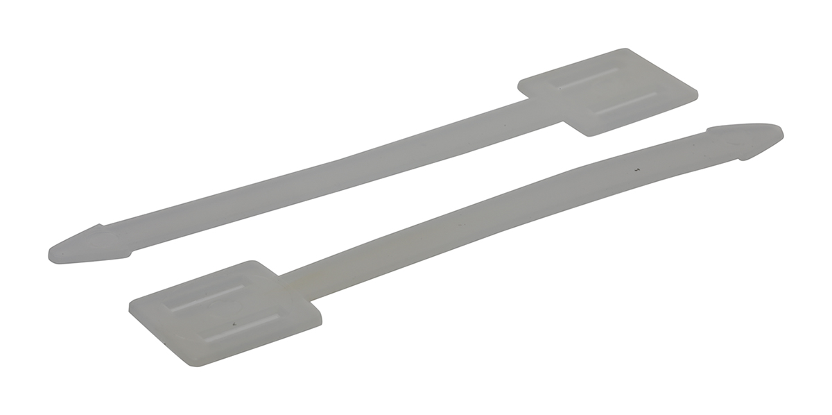 HellermannTyton Arrowtag Cable Tie Cable Markers, Natural, Pre-printed "-0", 1.7 → 3.6mm Cable, 151-41119