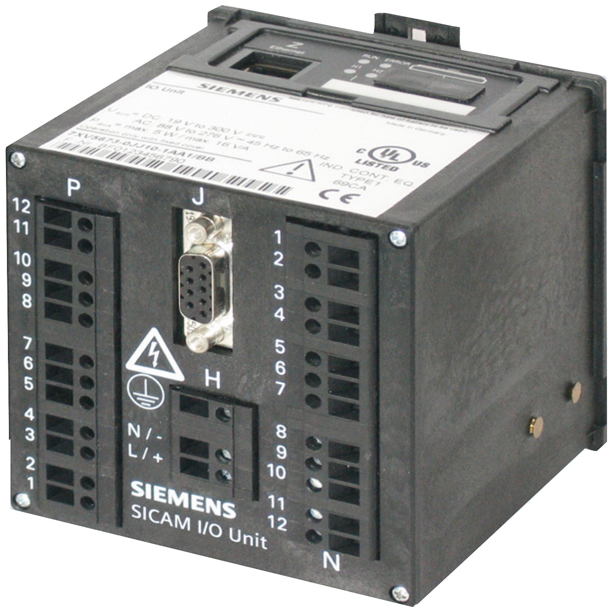Siemens SICAM I/O Series I/O Unit for Use with Use for Binary Signal Transmission or as I/O Add-On of a Device,