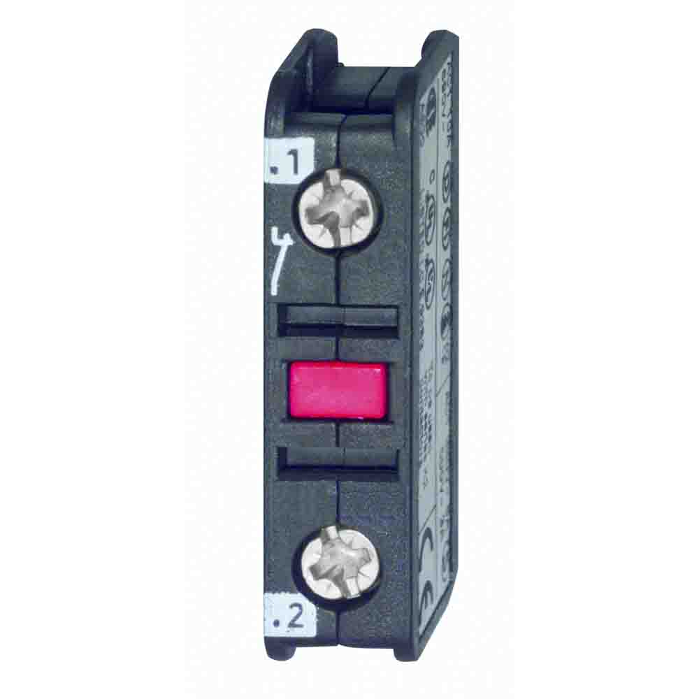 Omron Auxiliary Contact Block, 1 Contact, 1NC, Front Mount J73KN