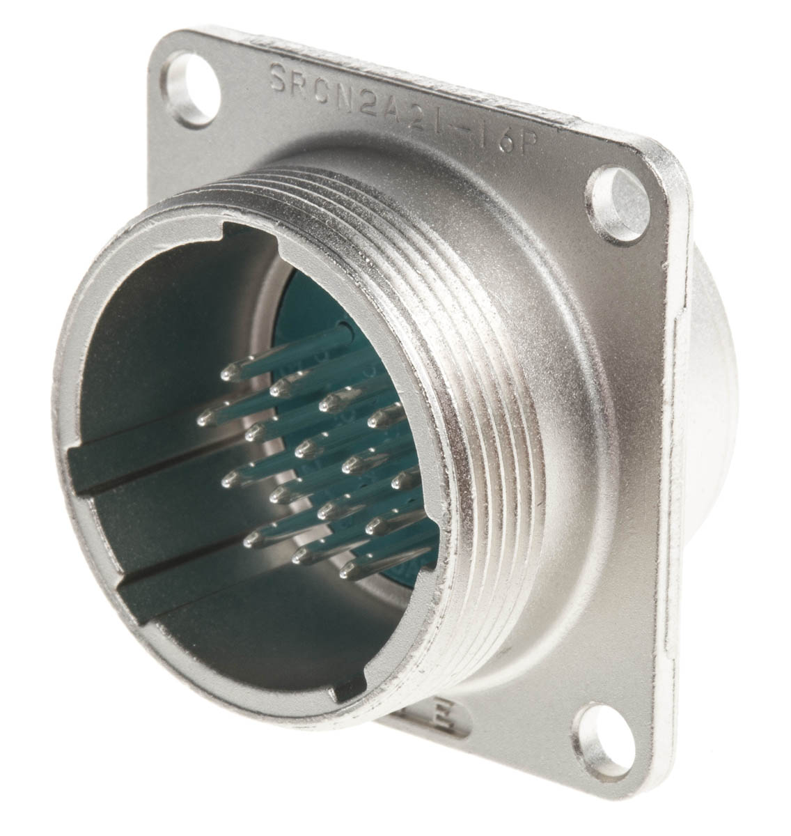 JAE Circular Connector, 16 Contacts, Panel, Miniature Connector, Socket, Male, SRCN Series