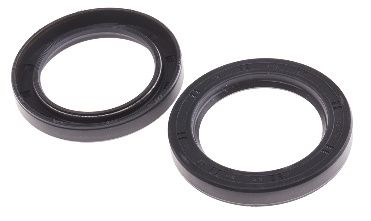RS PRO Nitrile Rubber Seal, 50mm ID, 72mm OD, 10mm