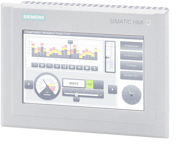 Siemens SIMATIC Series TP700 Comfort Outdoor HMI Panel - 7 in, TFT Display, 800 x 480
