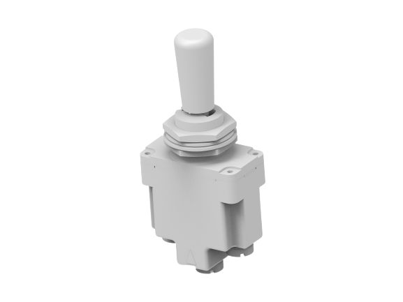 TE Connectivity Toggle Switch, Through Hole Mount, (On)-Off-(On), SPDT, Screw Terminal
