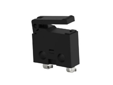 TE Connectivity Lever Snap Action Micro Switch, Right Angle PCB Terminal, 0.5A at 30VDC, SPST