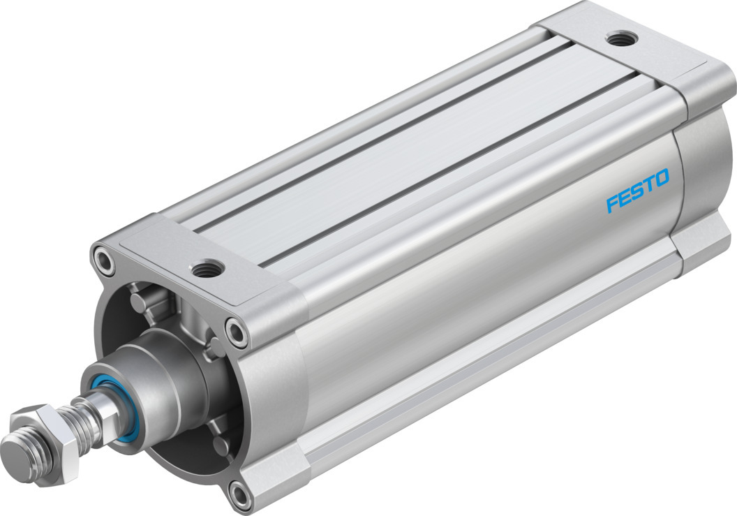 Festo Pneumatic Piston Rod Cylinder - 1804669 125 mm Bore, 250 mm DSBC-125-250-PPSA-N3 Series, Double Acting Acting