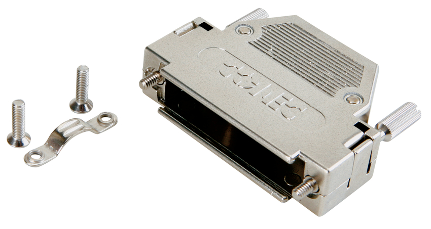 CONEC 165X Series Plastic D Sub Backshell, 25 Way