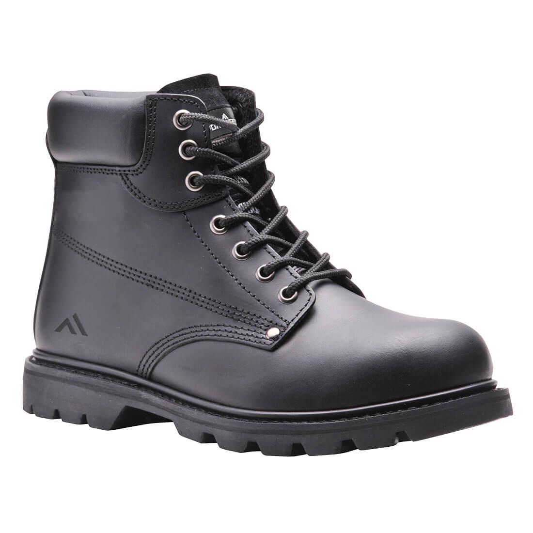 Portwest FW16 Black Steel Toe Capped Men's Safety Boot, UK 9, EU 43
