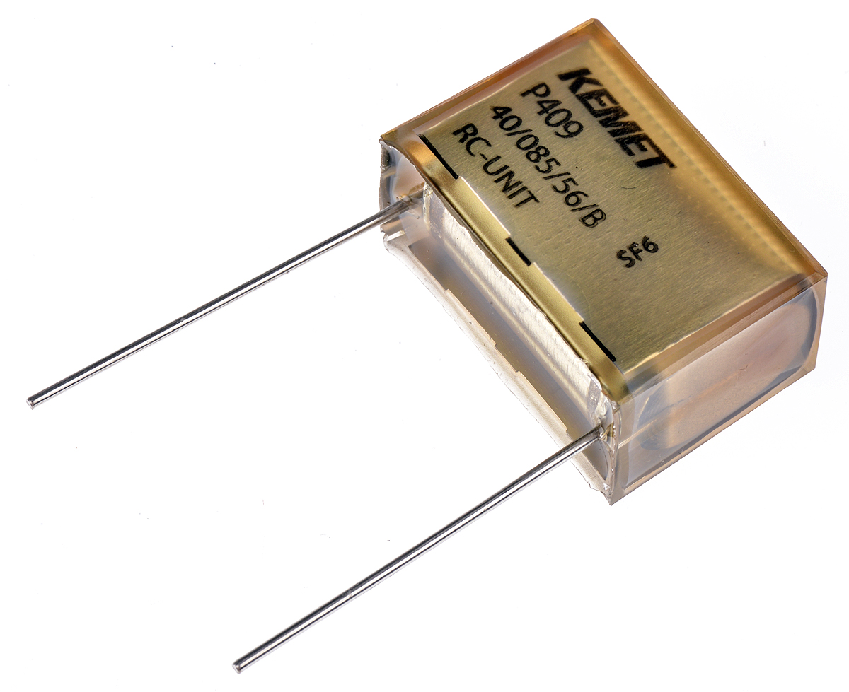 KEMET P409 Paper Capacitor, 275V ac, ±20%, 470nF, Through Hole