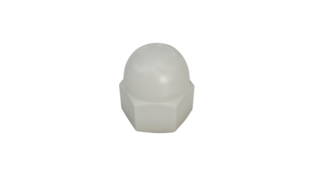 RND Polyamide Dome Nut, DIN 1587, M3