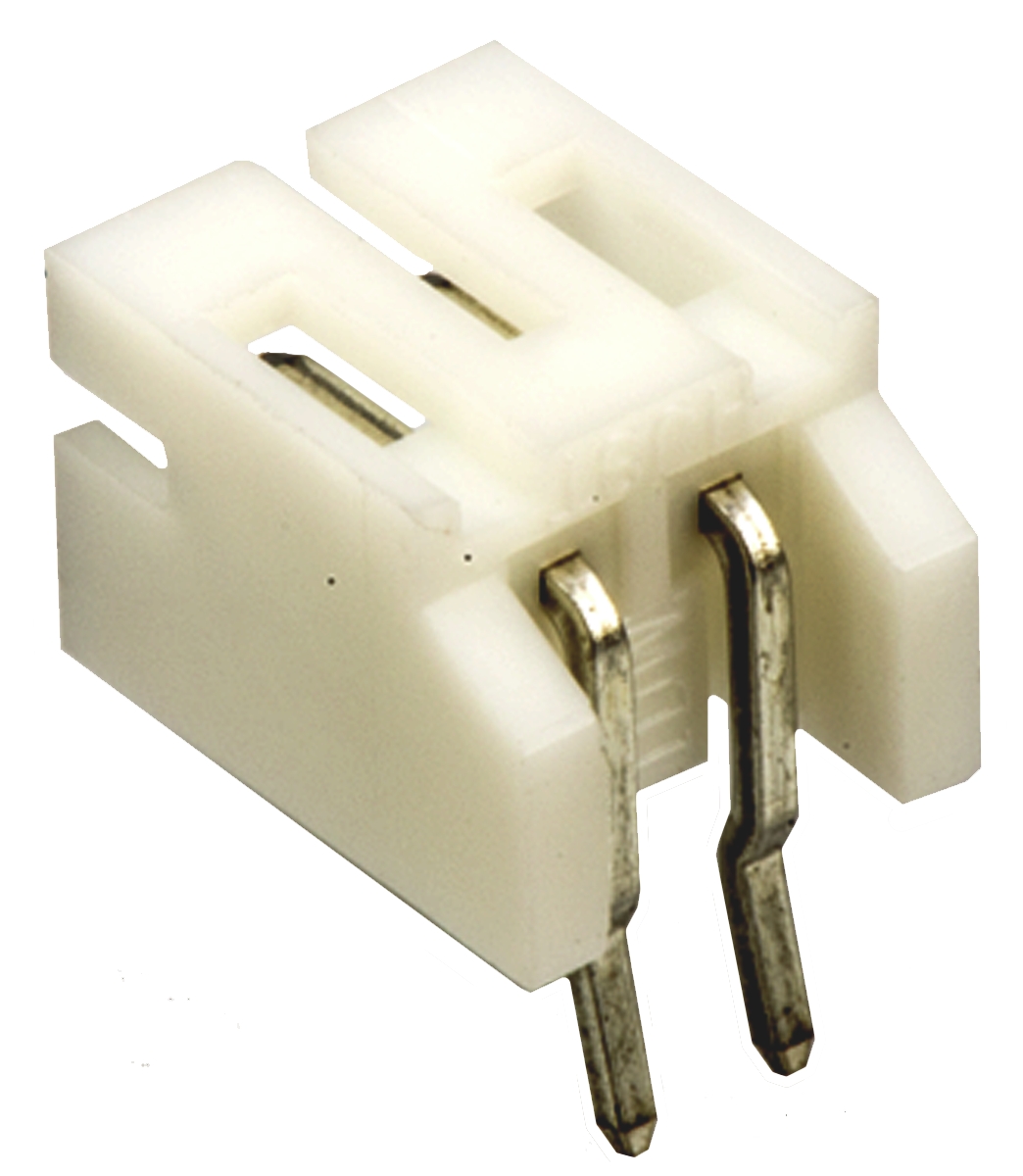JST PH Series Right Angle Through Hole PCB Header, 2 Contact(s), 2 mm Pitch, 1 Row, Shrouded