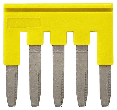 XW5S Short Bar for use with XW5T-S2.5-1.1-1 Feed Through Terminal Block, XW5T-S2.5-1.1-2 Feed Through Terminal Block,
