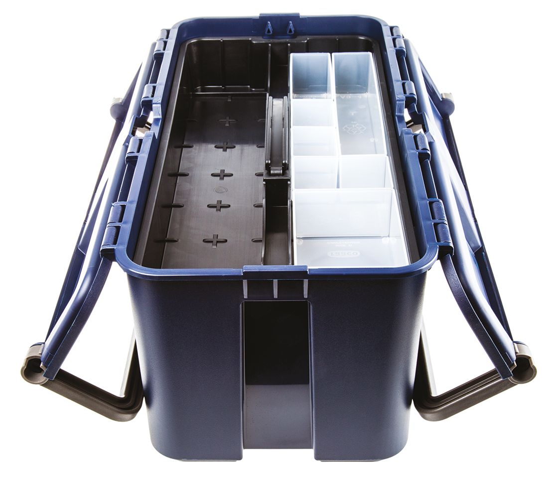 Raaco Compact 20 Plastic Tool Box, 474 x 190 x 239mm