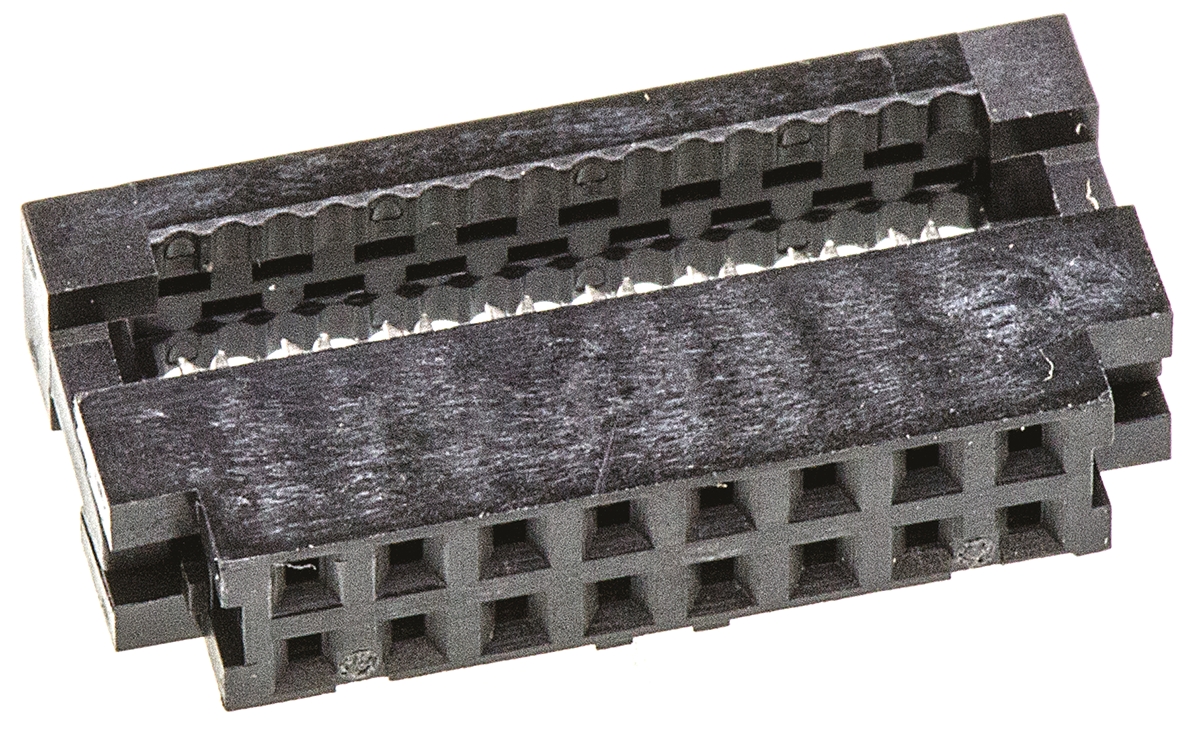 Amphenol Communications Solutions 16-Way IDC Connector Socket for Cable Mount, 2-Row
