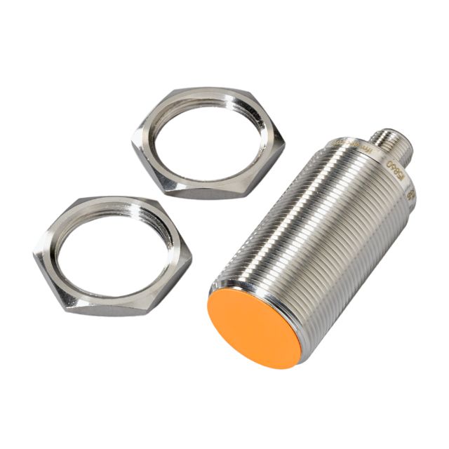 ifm electronic Inductive Threaded Barrel Proximity Sensor, M30, 15 mm Detection, PNP NO, 10 → 36 V dc