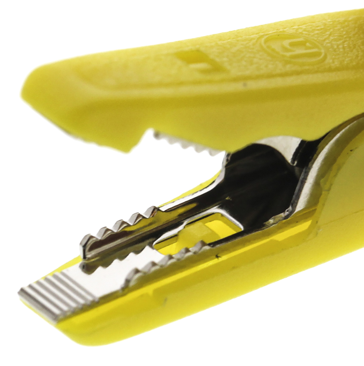 Hirschmann Test & Measurement Crocodile Clip, Brass, Bronze Contact, 8A, Yellow