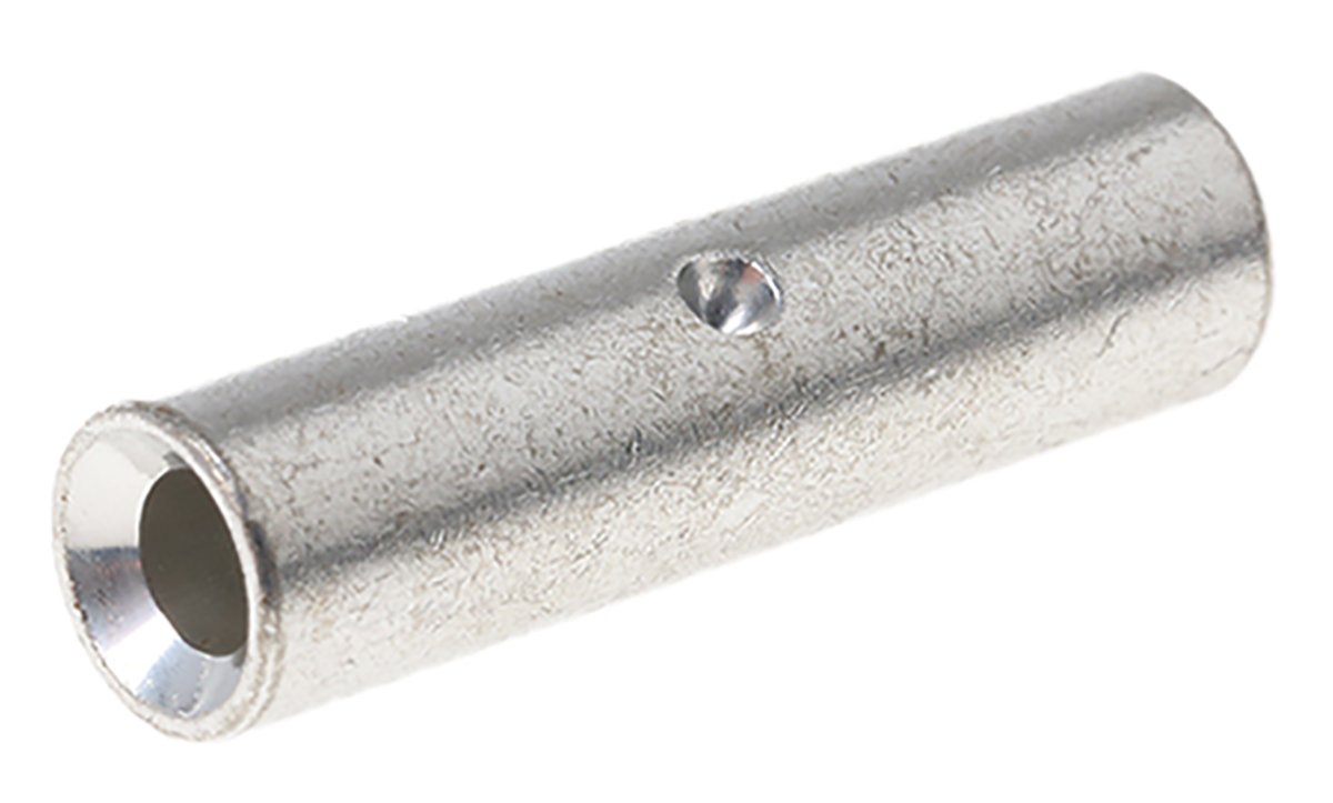 Klauke, Cu Butt Splice Connector, Uninsulated, Tin