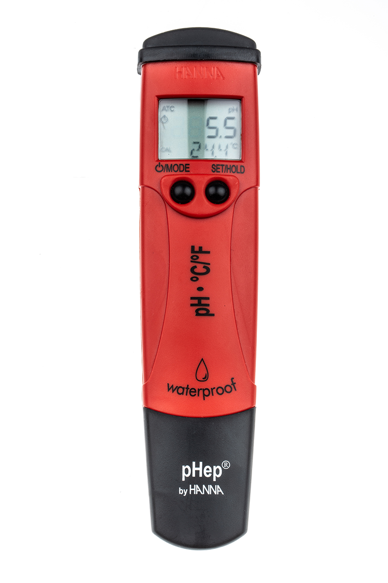 Hanna Instruments HI 98127 pH Meter, ±0.1pH Accuracy, 0.1pH Resolution, 16pH Max, +60 °C Max