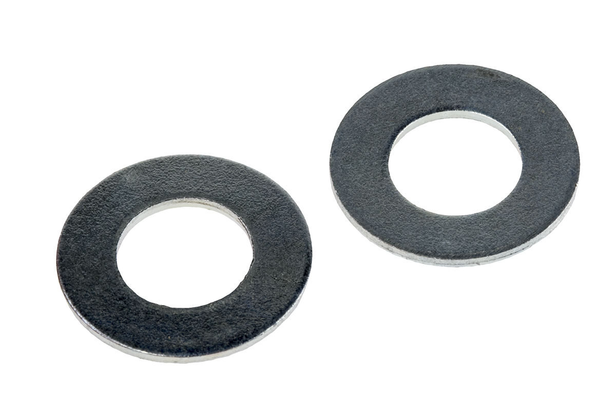 RS PRO Bright Zinc Plated Steel Plain Washers, M10, BS 4320