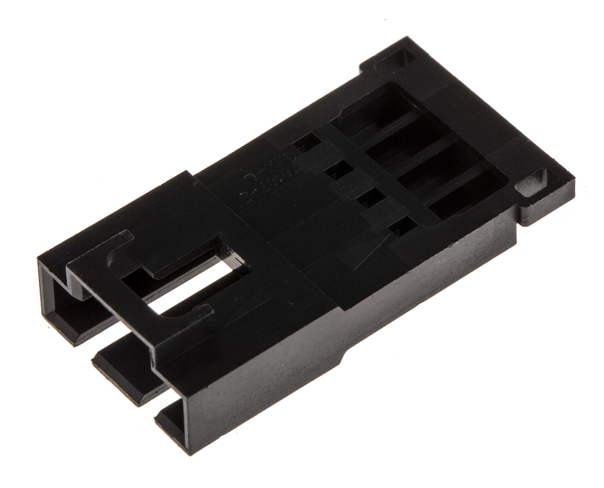 Molex, SL Male Connector Housing, 2.54mm Pitch, 4 Way, 1 Row