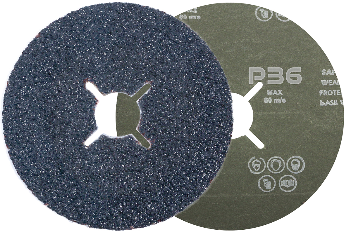 RS PRO Zirconium Sanding Disc, 125mm x 1mm Thick, 36+ Grade, P36 Grit, 25 in pack